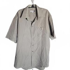 Savile Row Men's Short Sleeve Button-Up Shirt